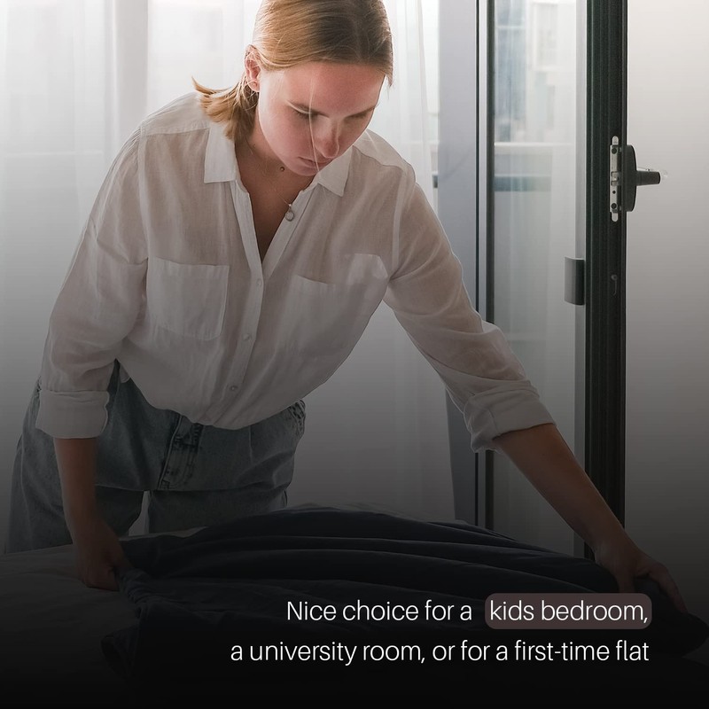 Deep Fitted Bed Sheets Easy-Care Non-Iron Percale 10'' / 25CM