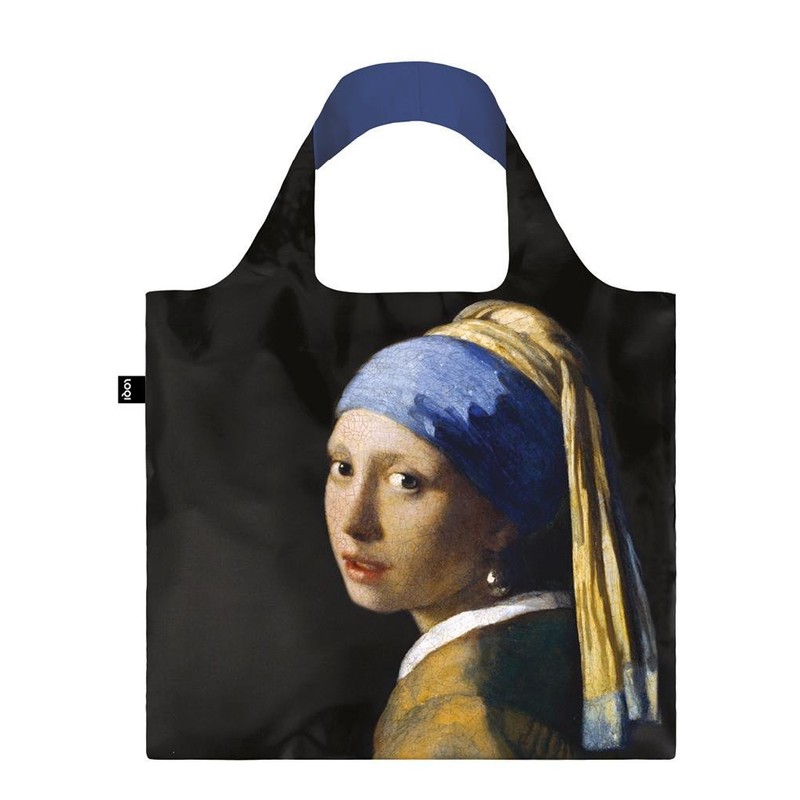 Loqi Bags Reusable Shopping Bags, Set of 2, Vermeer and