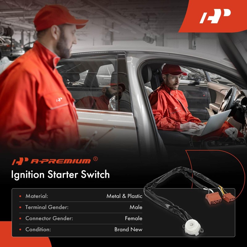 A-Premium Ignition Starter Switch Compatible with Acura & Honda Vehicles