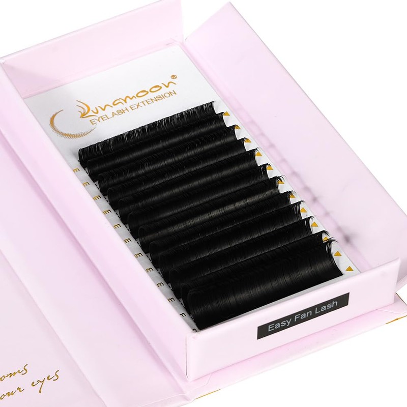 Lunamoon Easy Fan Lashes, Self-Fanning Eyelashes, 2D-20D Volume Eyelashes for