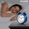 Sharp Twin Bell Alarm Clock, Loud Alarm Great for Heavy