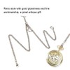 Ailgely Classic Antique Metal Chain Link Pocket Watch Vintage Retro