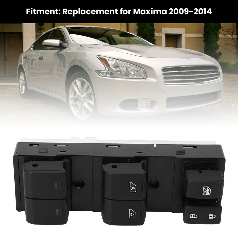 Power Master Window Control Switch 25401 9N00E Front Left Electric