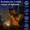 sourcing map Welding Helmet Bib FR Cotton Split Wrap-Around Helmet