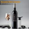 OWO Wine Vacuum Pump and 4 Stopper, Wine Save &