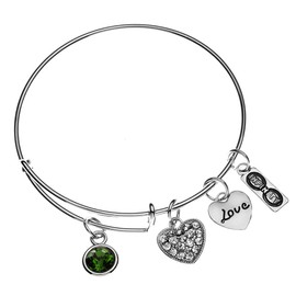 Infinity Collection May Birthstone Bracelet - Birthstone Jewelry for Women