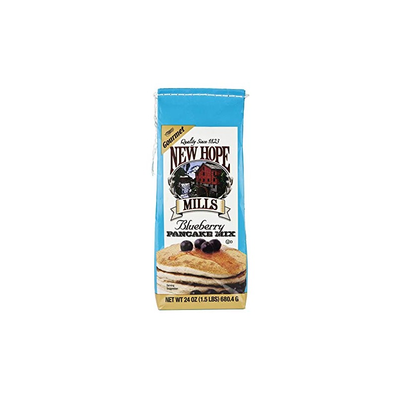 New Hope Mills Flavored Pancake Mix- Two 24 oz. Bags-