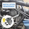RUIANOMG Carburetor Replacement For Yamaha YFM350 Moto-4 1987-1990 1992-1995, Big