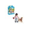 PLAYMOBIL 71739 Jeune Fille Rolleuse with Retriever