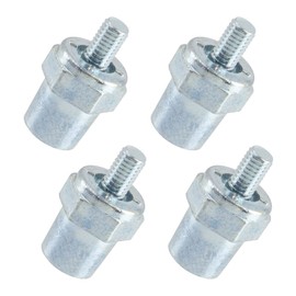 Modengzhe 2 Pair Zinc Alloy 5/16 M8 Thread Male Battery Terminal Extender