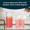 Libbey Modern Bar Highball Glasses Set of 6 and Pitcher,