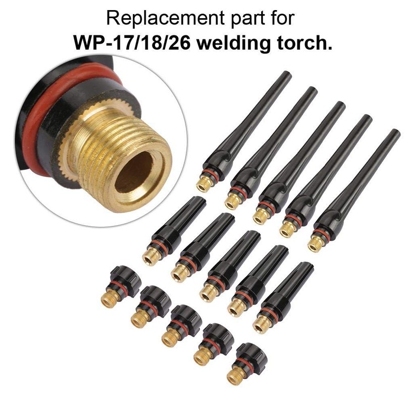 15pcs Welding Back Caps Replacement Kit for Torch Parts Accessory