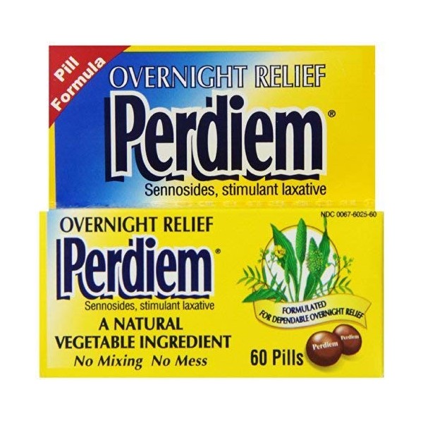 PERDIEM Pill Overnight Relief 60 by Perdiem