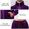 Ragelion Mens Tracksuit 2 Piece Velour Sweatsuit for Men Casual