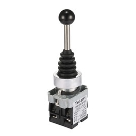 uxcell Joystick Switch Controllers 2 Position 2NO Latching Type AC 600V 10A 22mm Panel Mount