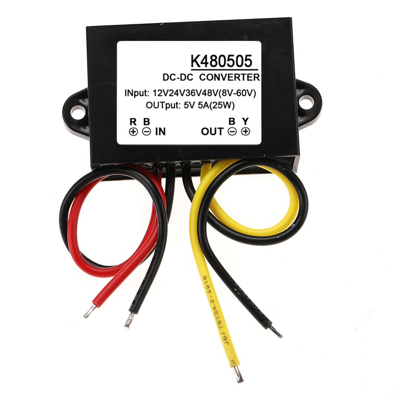 DC-DC 12V/24V/36V/48V to 5V 5A Buck Converter Step Down Power