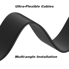 XRIKUI Dual 90Degree Right Angle PCIe 3.0 x1 Extension Cable High Speed PCI Express Gen 3 1x to x1 Riser Extender 10cm