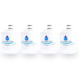 4-Pack Replacement for JCD2389GES Refrigerator Water Filter - Compatible with UKF7003 Fridge Water Filter Cartridge