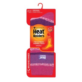 HEAT HOLDERS - Ladies Thermal Socks for Winter | Outdoor & Indoor Socks | Cuddly & Fluffy | Gifts for Women (4-8 UK, Fantasia Pink)
