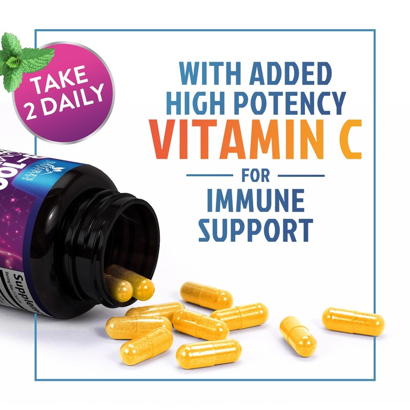 B Complex Vitamins Capsules - Super Complete B-Complex with Vitamin