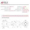 APIELE 10 Amp 19mm Latching Push Button Switch 110V-220V SPST