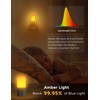 LOHAS Amber Night Light, Dimmable Plug in Yellow Night Light