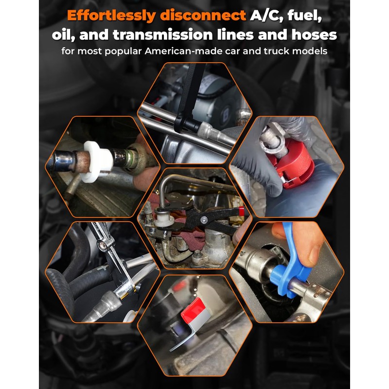 MateAuto 45 Piece Fuel Line Disconnect Tool Set