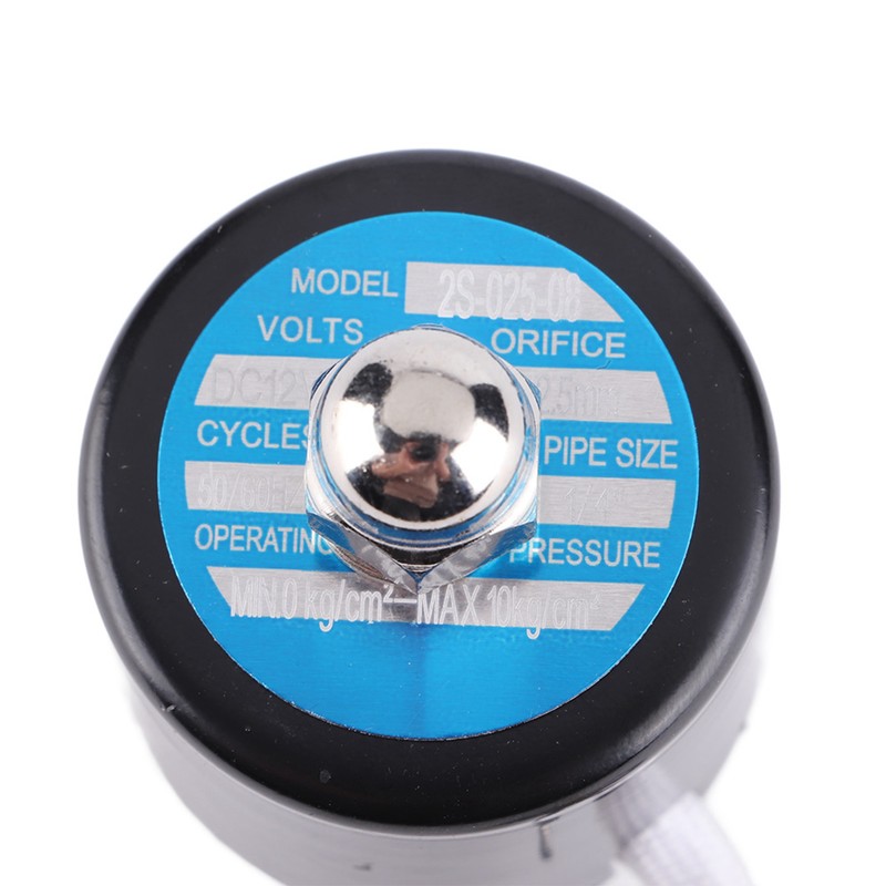 DC 12V G1/4" Stainless Steel 304 Normally Closed Electric Solenoid