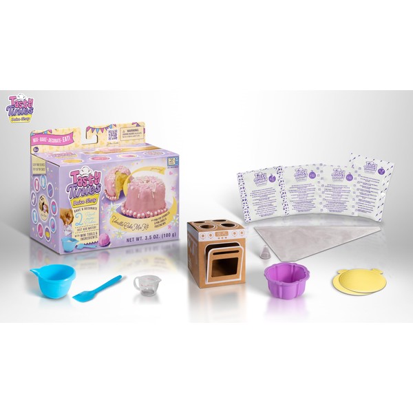 Goliath Goliath Tasty Tinies Bake Shop Vanilla Cake Mix Kit