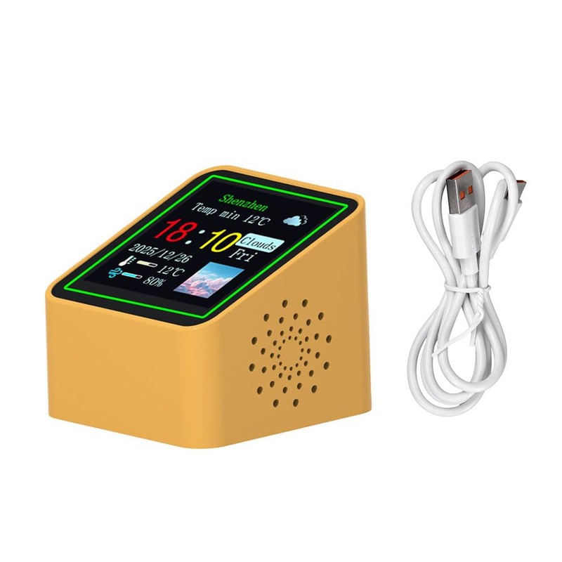 diymore WiFi Digital Alarm Clock with Temperature,Sunrise Alarm Clocks Humidity