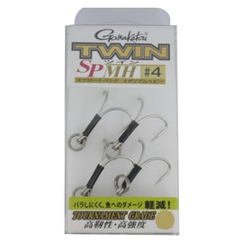 Gamakatsu TGW Twin SP-MH Treble Hook, Rose, Silver