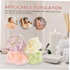PACKOVE 4pcs Luxury Bath Ball Flower Shower Loofah Body Scrubber