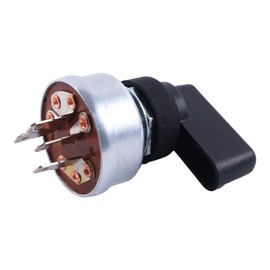 Demfec Switch Includes Handle Compatible with Miller Welder Starter Ignition Switch - 4 Terminal 4 Position 176606 207110 207073