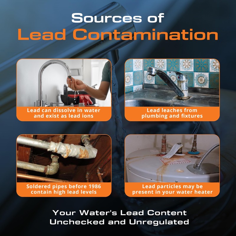 USA-Made – Watersafe® Lead in Drinking Water Test Kit –