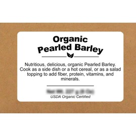 Be Still Farms Organic Pearled Barley (5lb) Barley Organic - Barley Pearl - Glutinous Barley - Cebada En Grano - Quick Cooking Barley - All Natural Breakfast Foods - Healthy Diet