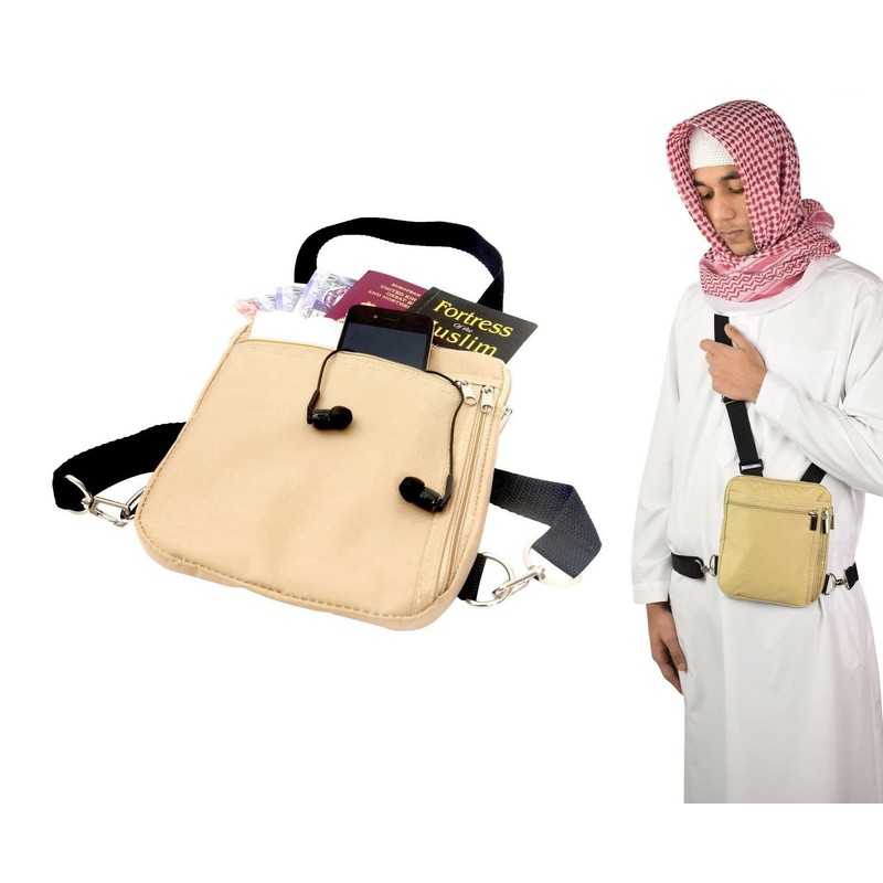 Mr. Gadget's Solutions® Anti-Theft Waist Bag/Ihram Belt for Hajj &