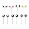 Torune Love Love Eyes Face Food Picks for Bento Box