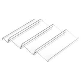 Spice Drawer Organizer, 4 Tier 1 Set Clear Acrylic Expandable from 13" to 26" Seasoning Jars Drawer Insert, Hold up 28 Spice Jars Kitchen Drawer Countertop Rack Tray (Jars and Labels not Included)