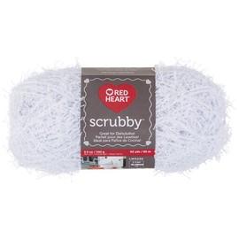 Red Heart Scrubby E833 Yarn, Coconut