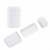 Portable soap dish soap packaging box portable soap 01Soap Case-White 2ea