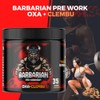 Pre entreno barbarian de 350 gr rinde 35 servicios (TAMARINDO