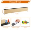 HULAVO 8Pcs Rectangle Felt Cork Board Bar Strips with 35