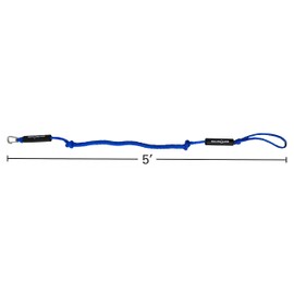 Extreme Max 3006.3102 BoatTector PWC Bungee Dock Line Value 2-Pack - 5', Blue