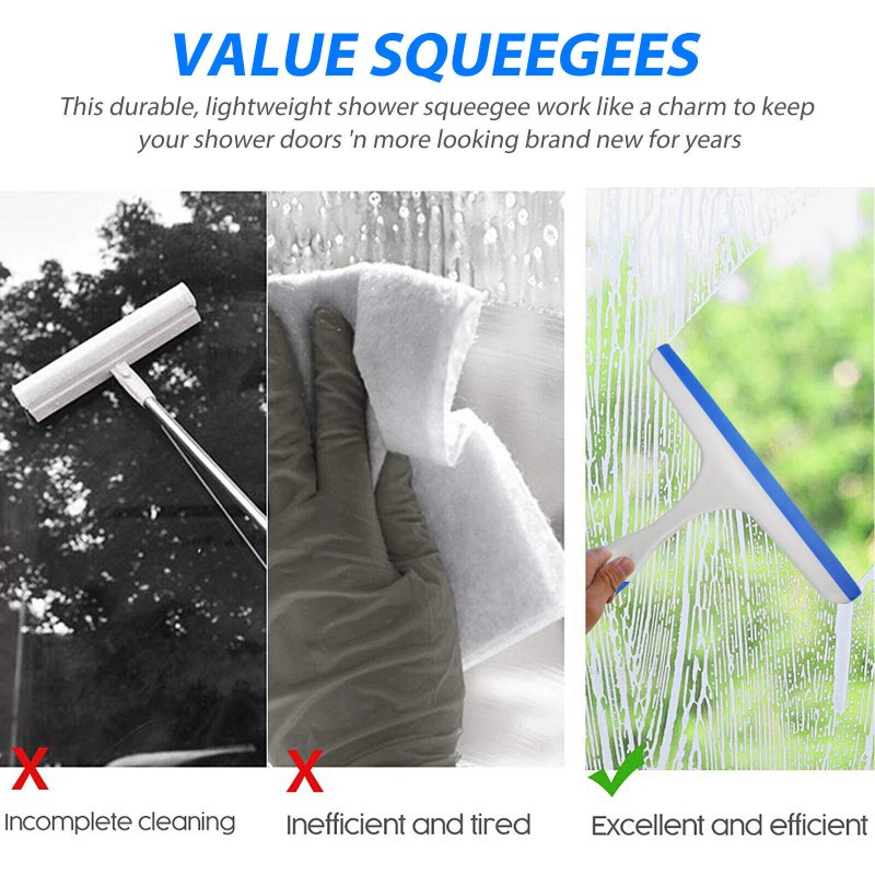 Unbranded 1~5 Window Mirror Car Windshield Squeegee Shower Glass Wiper