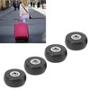 4PCS Suitcase Replacement Wheel PVC and Aluminum Alloy Silent Travel