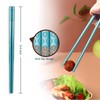 Fiberglass Chopsticks Reusable Chopsticks Dishwasher Safe 5 Pairs 9.4 Inches/24cm