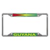 Sign Destination Metal Insert License Plate Frame Guyana Flag Country