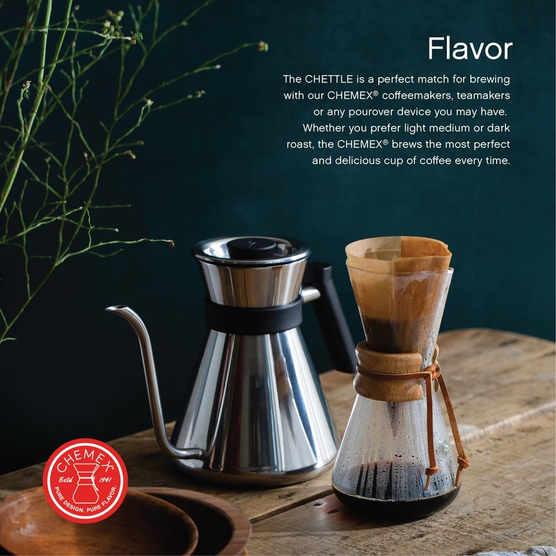 Chemex - Stainless Steel Gooseneck Chettle - Brushed