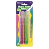 BAZIC Transparent Push-A-Point Pencil, Assorted, 10 Per Pack (747-24P)