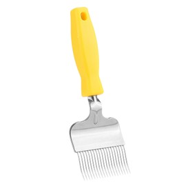 LiebeWH Beekeeping Stainless Steel Uncapping Fork Bee Comb Honey Comb Beekeeping Tines Uncapping Fork Beehive